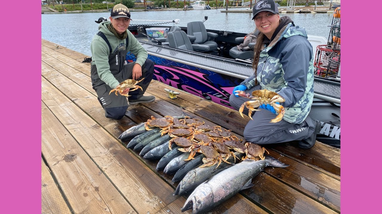 Coho Rodeo & Crab | Outstanding Day in the Ocean | Coho, Chinook Salmon & Dungeness Crab