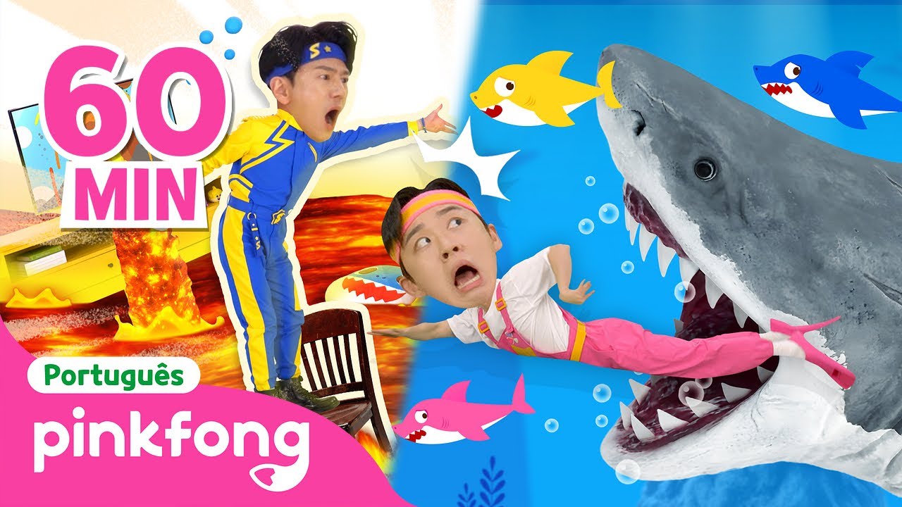 ⚠️ Socorro! Hoi e Sammy Estão em Perigo! | +Completo | Pinkfong, Bebê Tubarão! Canções para Crianças