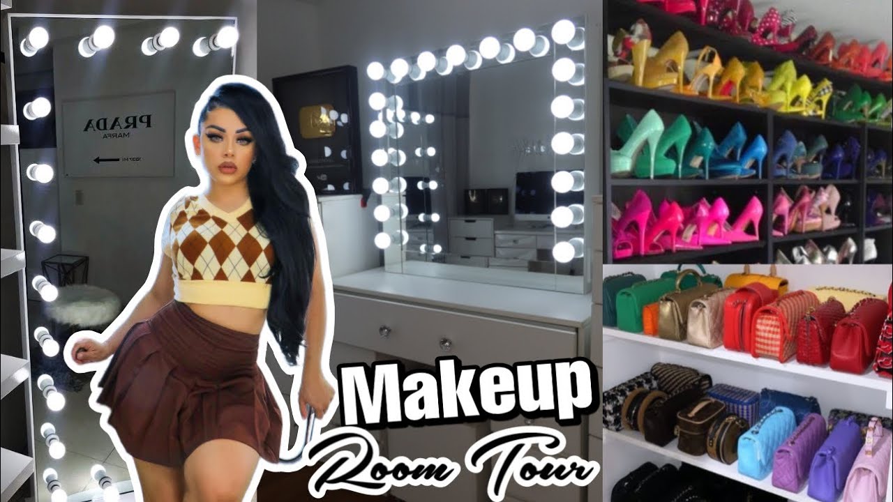 TOUR POR MI CUARTO DE MAQUILLAJE + STUDIO (actualizado 2023).