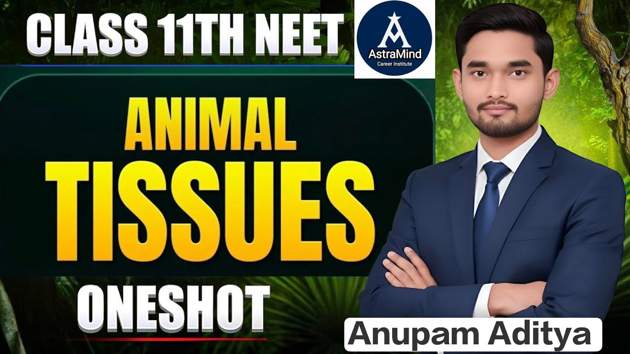Animal Tissue One Shot | Structural Organisation In Animals | NCERT Line By Line | Class 11 | NEET