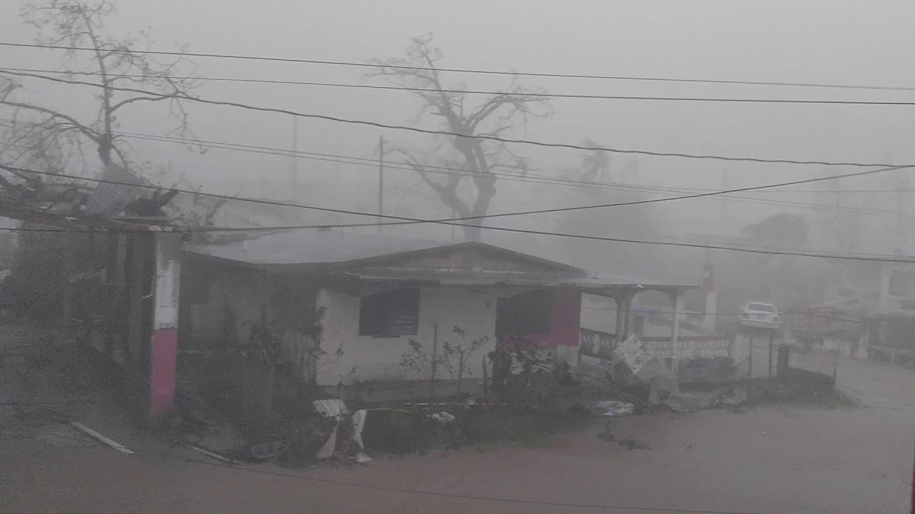 HURACÁN MARIA ENTRADA A CEIBA 6AM