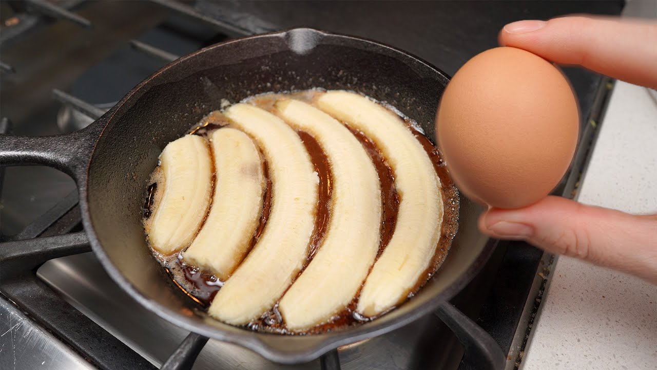 Знаменитый банановый пирог с 1 яйцом