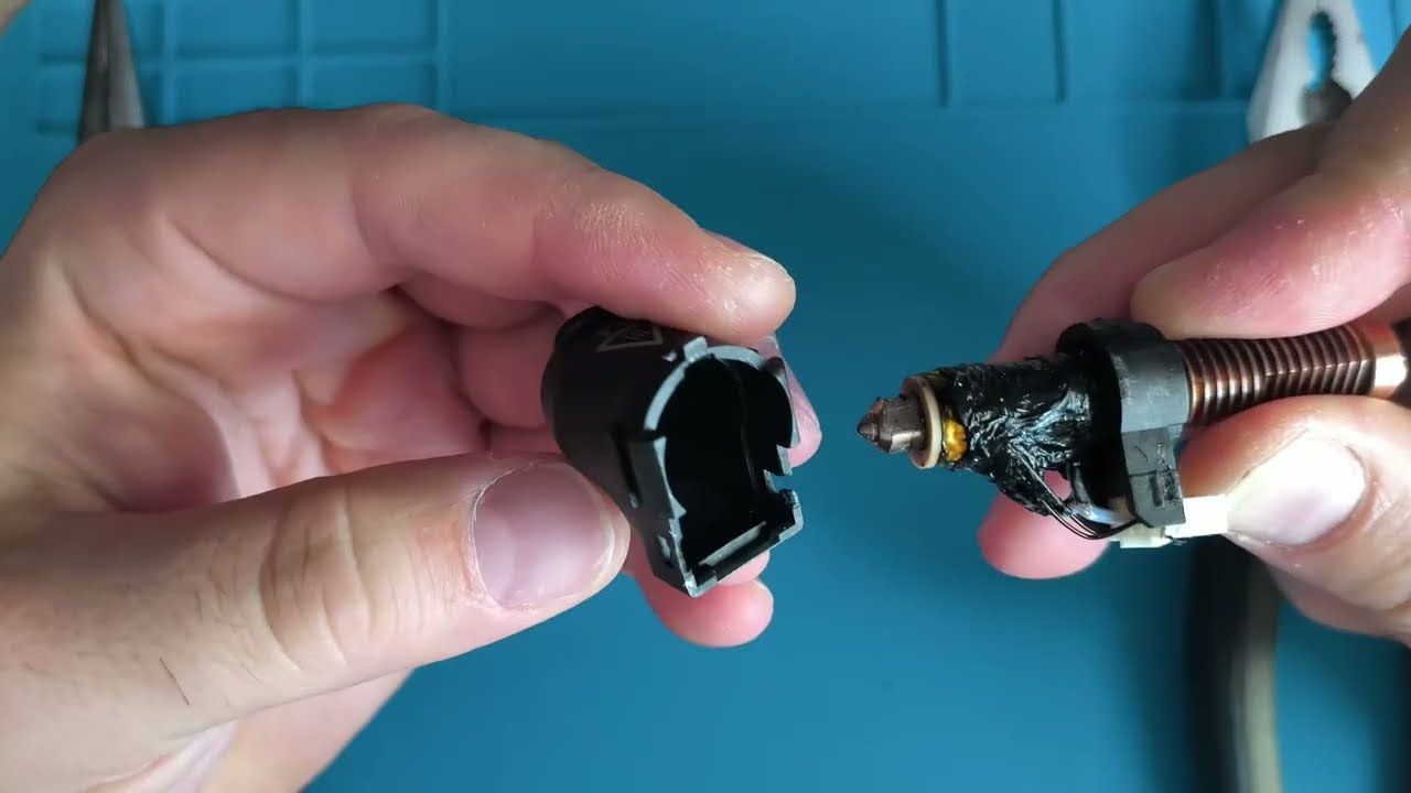 Flashforge Adventurer 5M Pro nozzle teardown/disassembly.