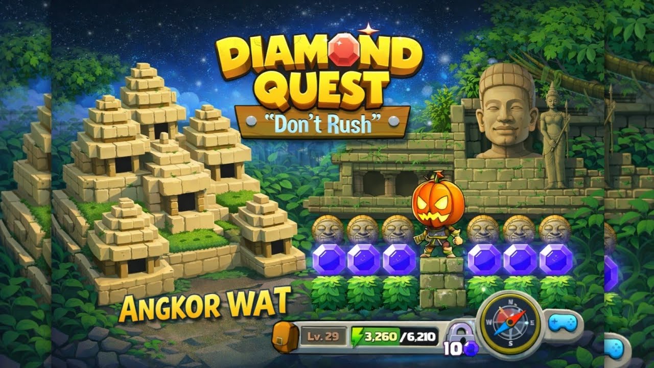 Diamond Quest Angkor Wat 6 stage 7