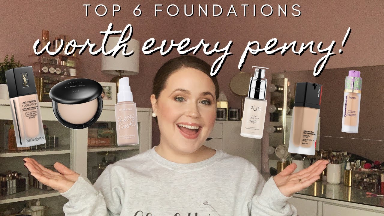 TOP 6 FOUNDATIONS WORTH EVERY PENNY | emilysmakeupbag