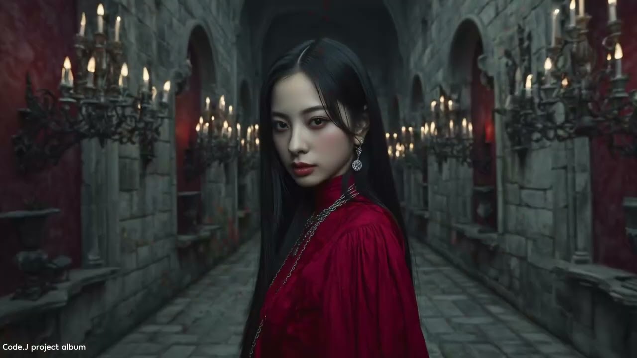 LIORA_MV_Crimson Moon (Code.J project) / AI girl group/ Midjourney / Runway / suno ai / halloween