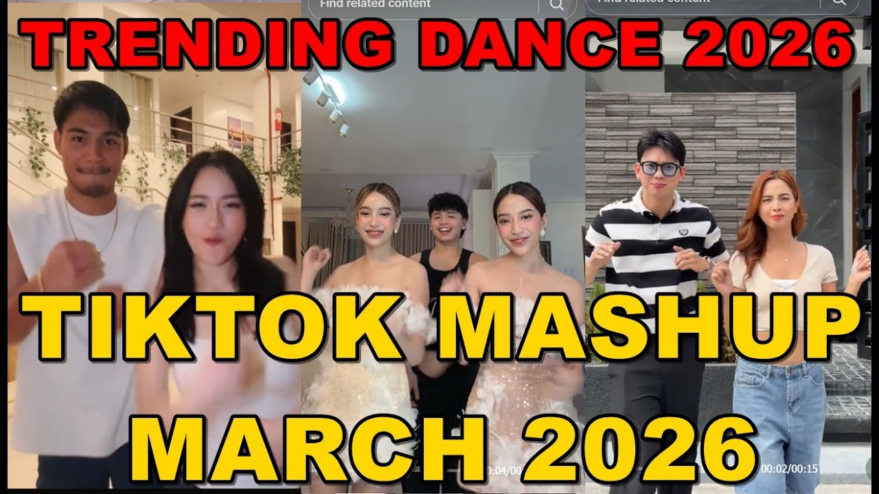 TIKTOK DANCE MASHUP MARCH  2026 || TIKTOK DANCE TREND 2026