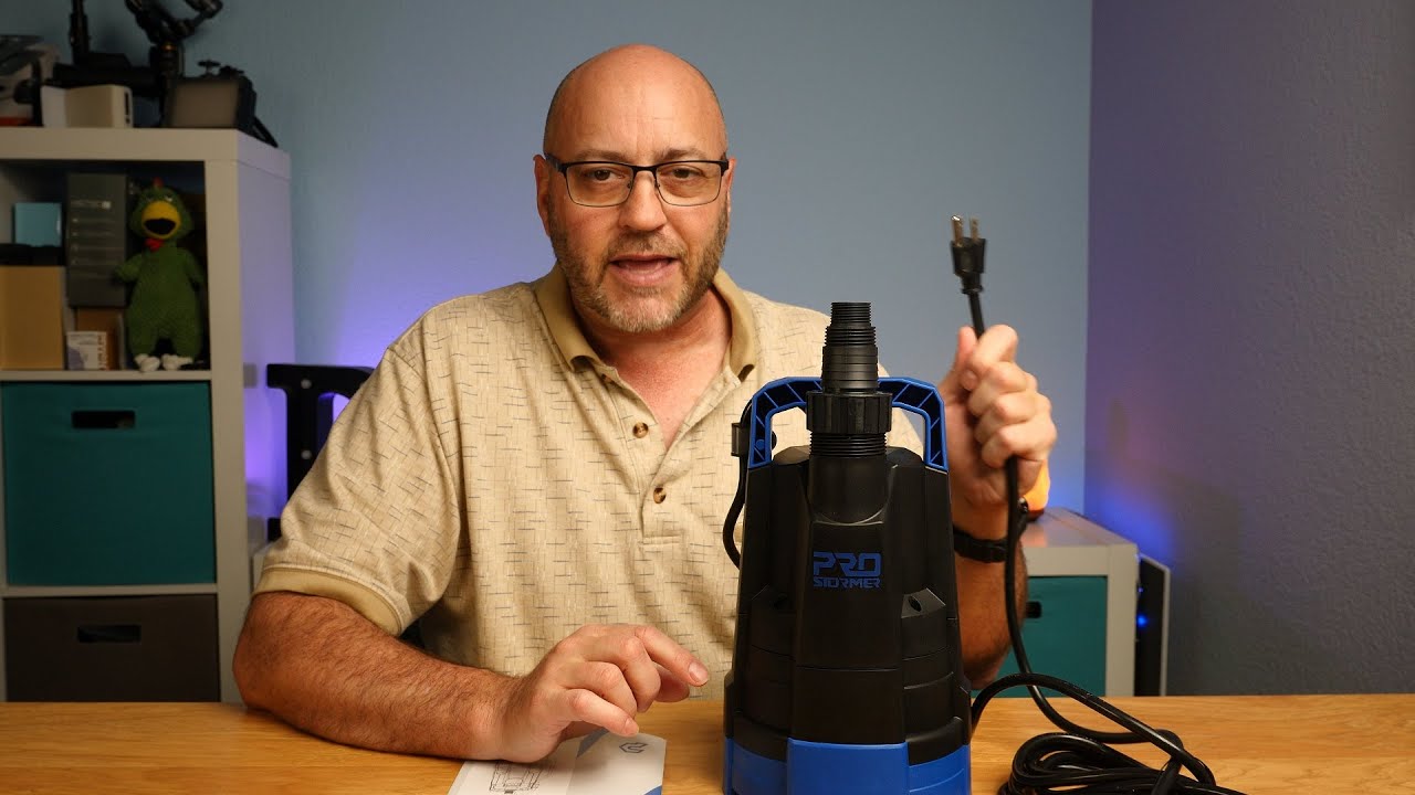 Submersible Portable water pump for pools, basement flooding