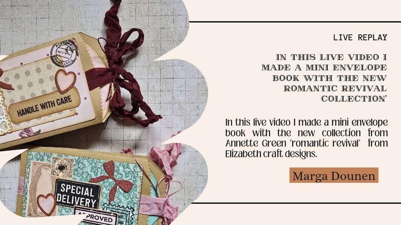 Mini envelope book