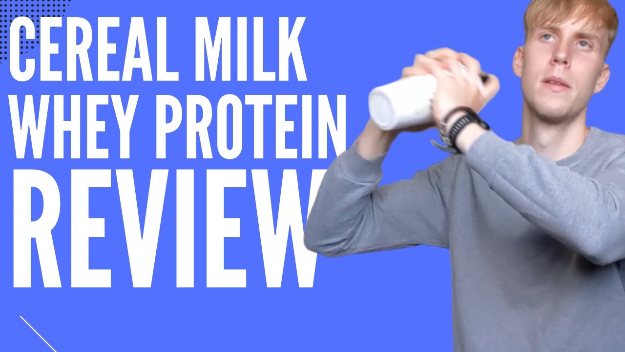 MyProtein Cereal Milk Whey Protein REVIEW!