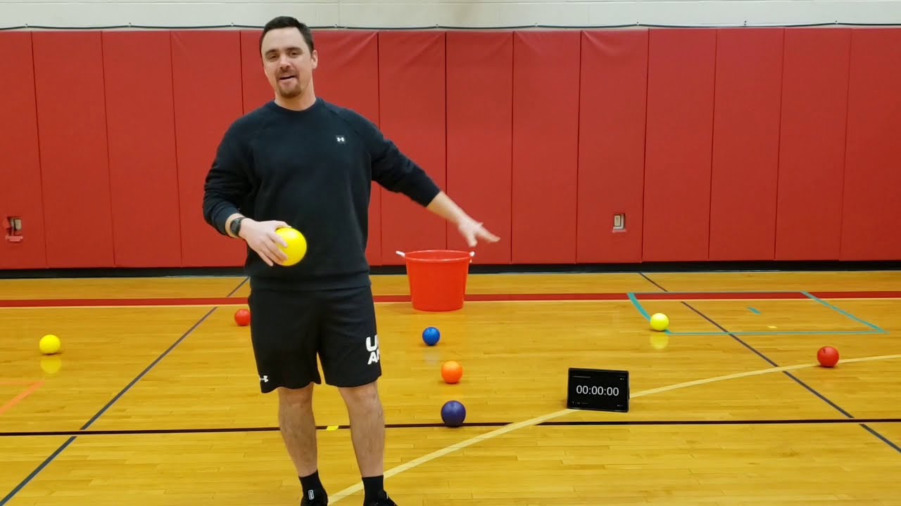 PE at home! Basketball Challenge! (indoor equipment explained)