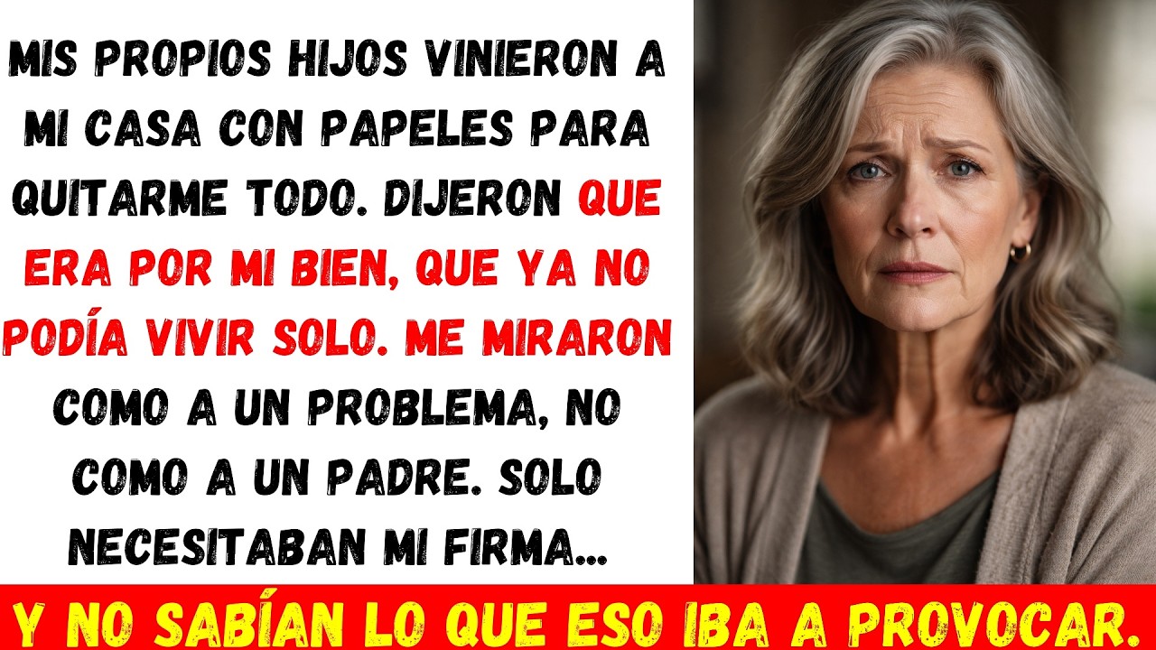Mis hijos exigieron mi firma y mi casa, pero mi venganza fue silenciosa