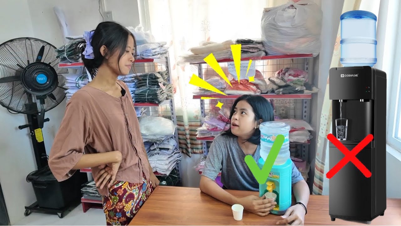  အိမ်မှာသောက်လို့ရမဲ့ Mini Watercooler...💦