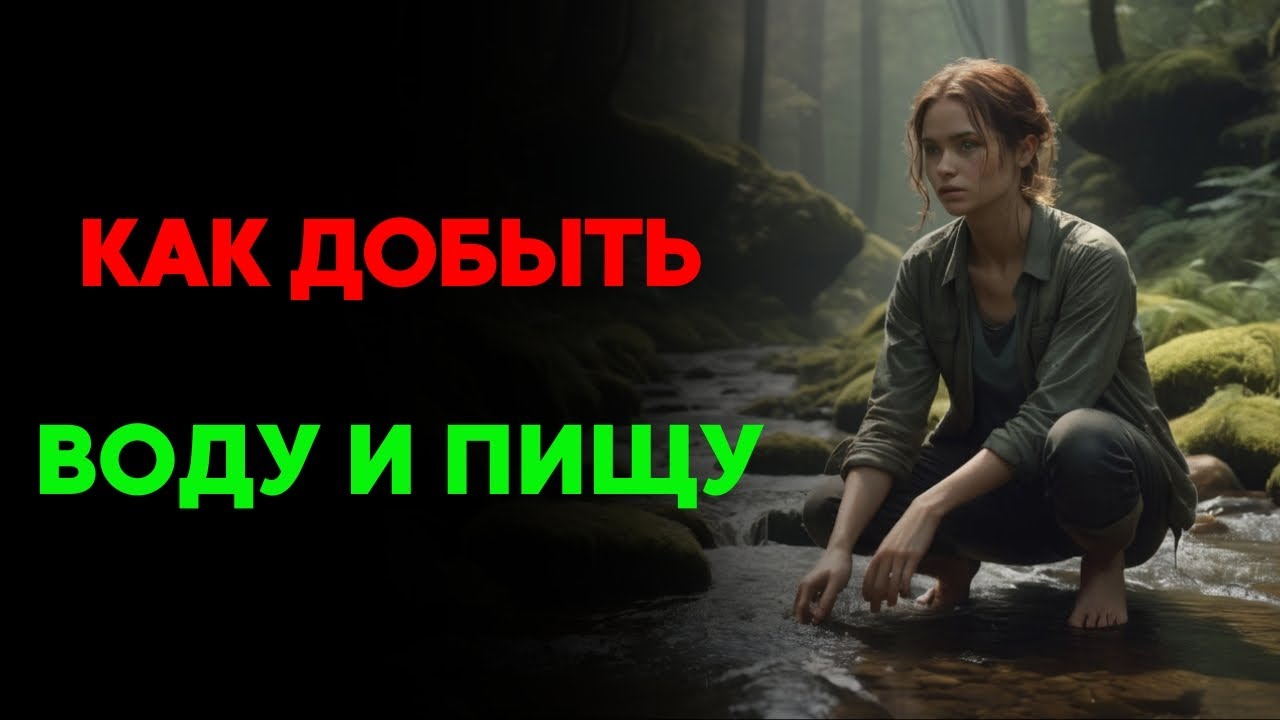 КАК ДОБЫТЬ ВОДУ И ПИЩУ В ОДИНОЧЕСТВЕ #выживание #советы #лайфхак #психология #мотивация #энергия