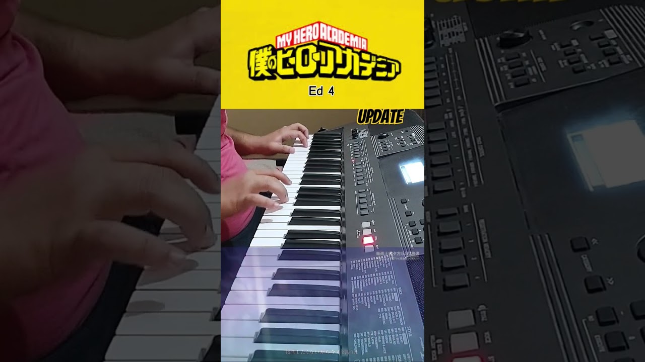 " Update " from My Hero Axademia | Short Piano Cover | VMAnime 