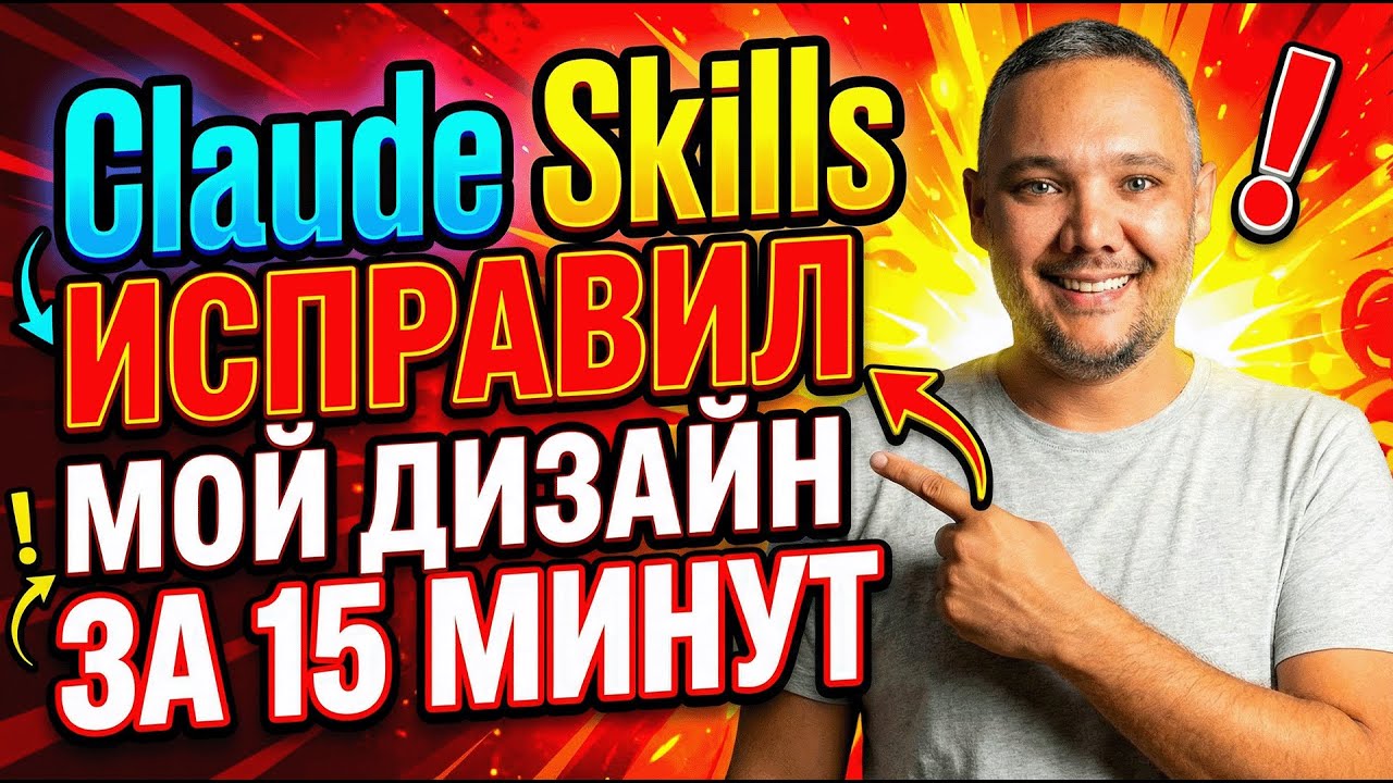 КАК ИСПРАВИТЬ страшный дизайн приложения с Claude Code Skills