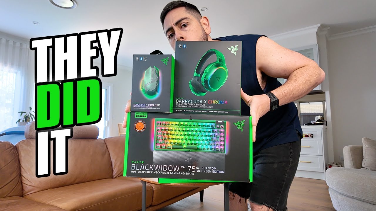 Unboxing First EVER Razer Phantom Translucent Collection