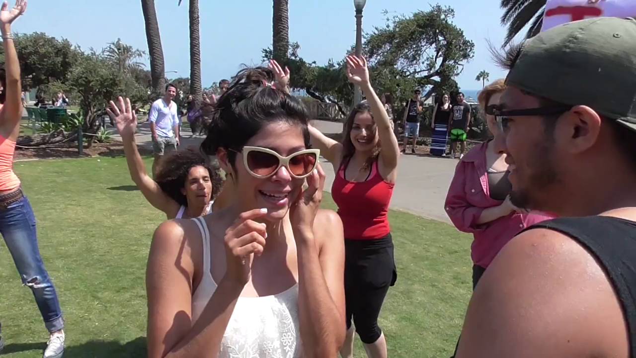 Johnny and Leslie's Proposal Flash Mob in Los Angeles