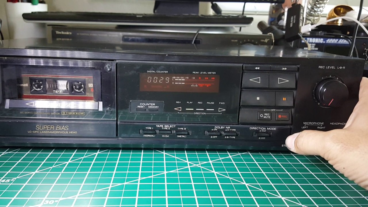 Sony TC-RX50ES Dual Cassette Deck Dolby B and C Synchor Dubbing JAPAN Great