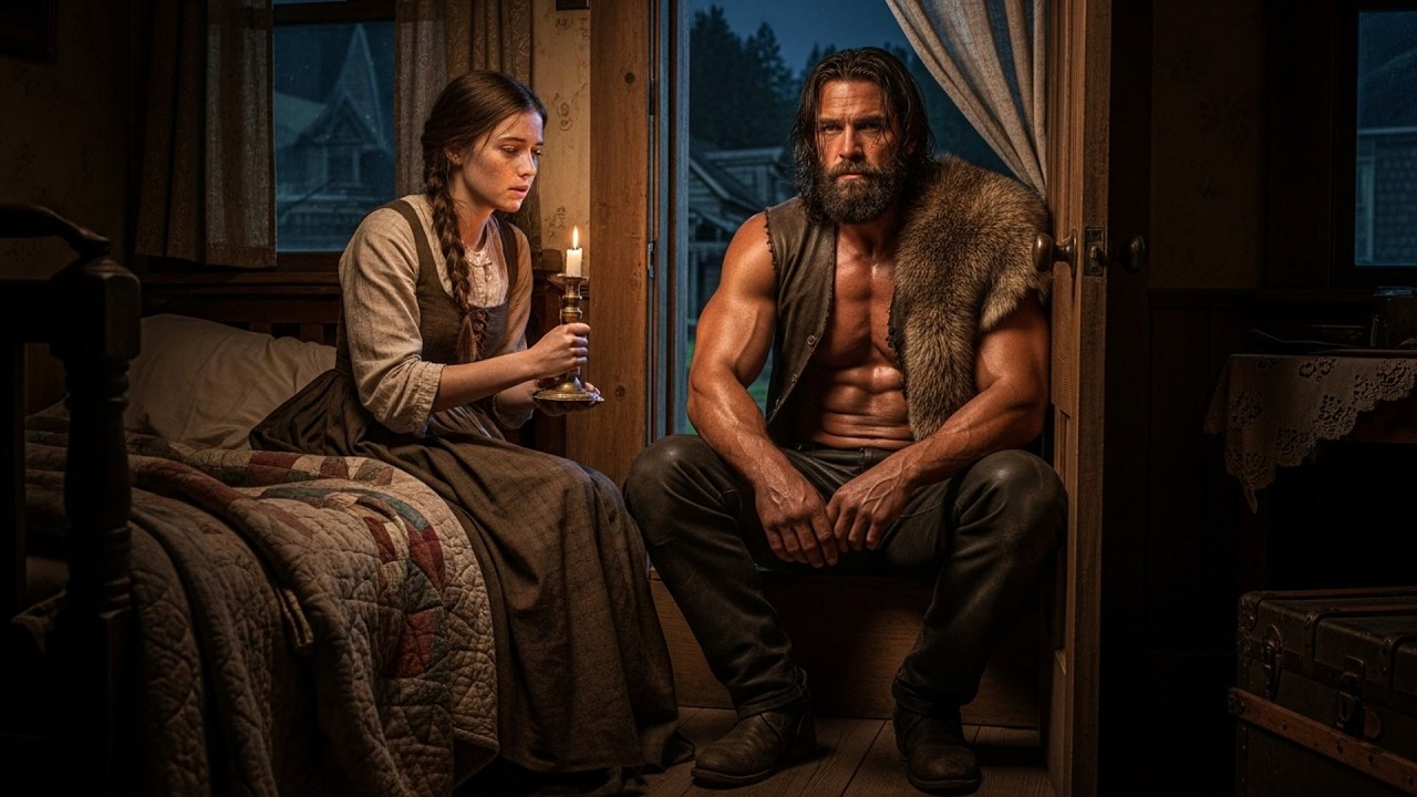 She Had Never Spent Night Not Alone—Mountain Man Sat Outside Her Door So She Knew She Was Protected