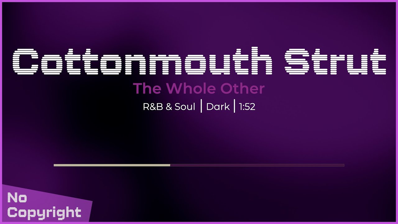 Cottonmouth Strut | R&B Instrumental | Background Music No Copyright