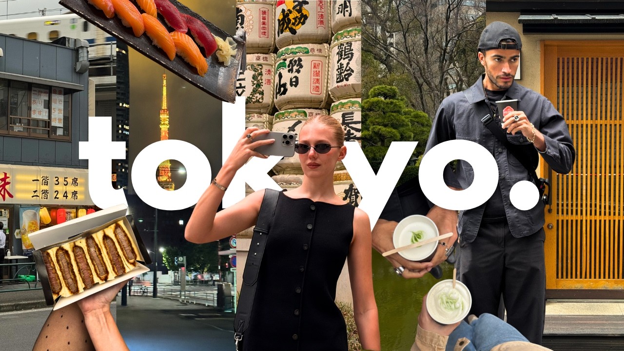 Tokyo Vlog 🇯🇵🗼✨ Our First Sushi Omakase, Thrifting in Harajuku & Finding Peace at Meiji Shrine..