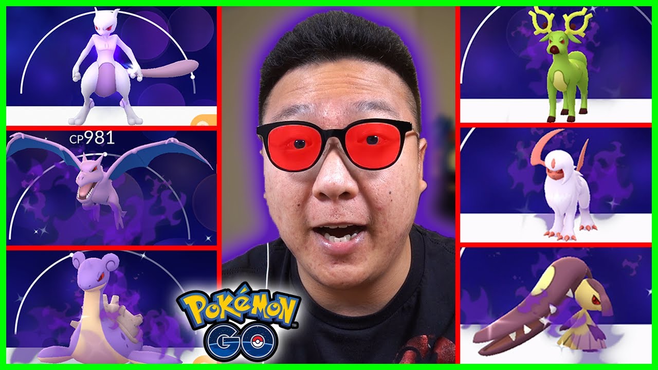 MY SHADOW POKEMON COLLECTION AFTER OVER 10,000 BATTLES IN POKEMON GO