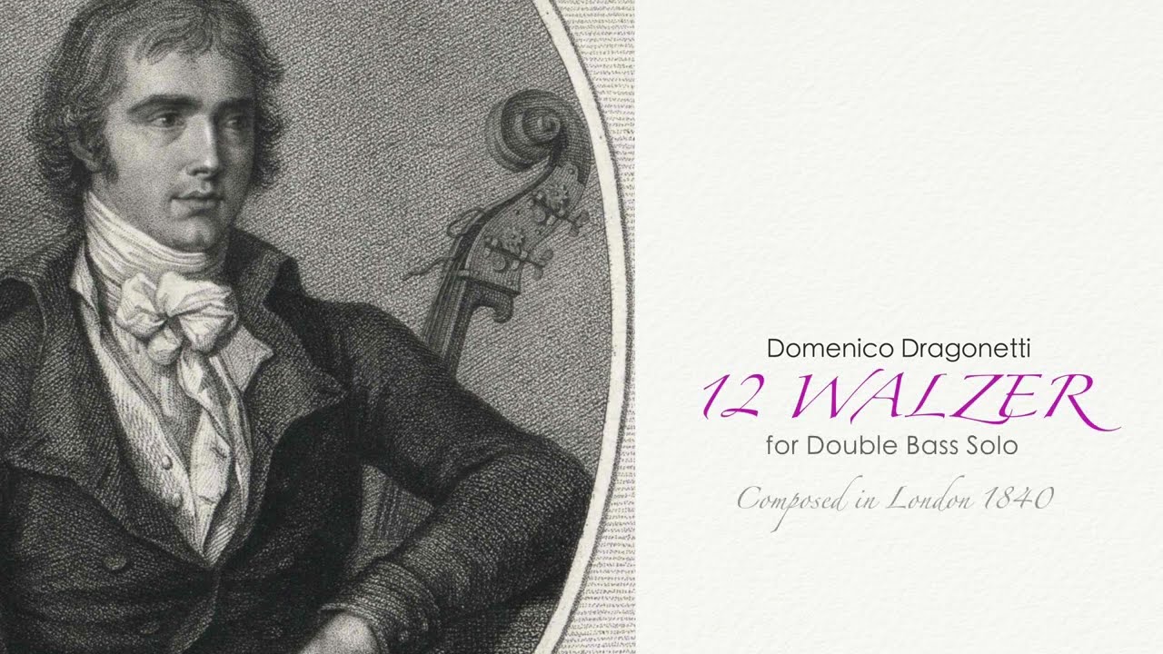 D.Dragonetti - 12 walzer for double bass solo - n.9.12  (part3)