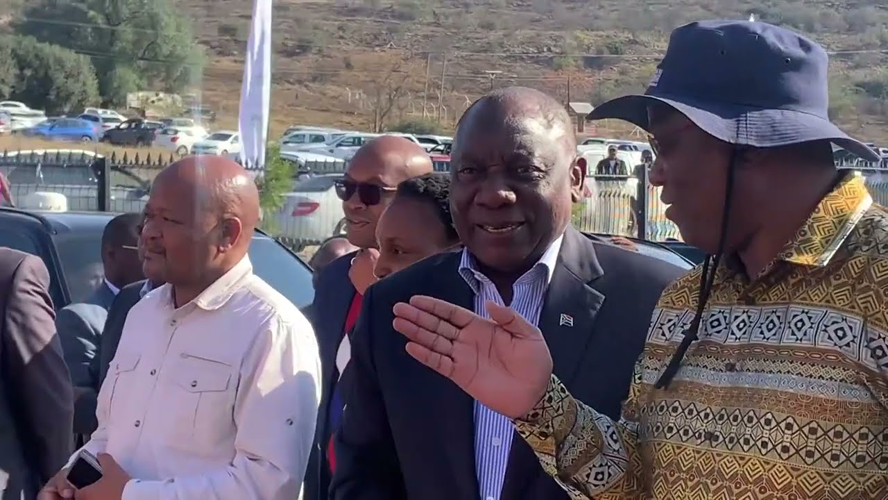President Cyril Ramaphosa visits the Tsomo Water Treatment Plant in Eastern Cape | PresidencyZA