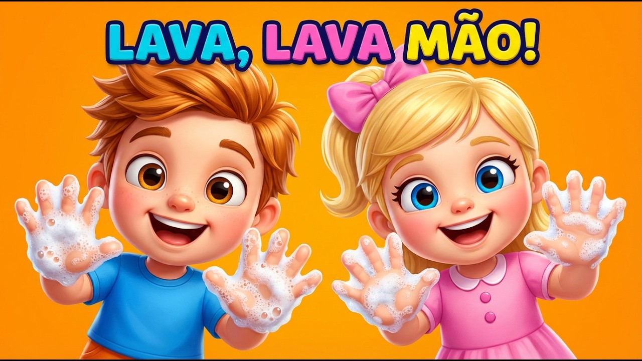 Lava, Lava Mão 🧼🎶 | Música Infantil para Aprender Higiene | Dentinho Feliz