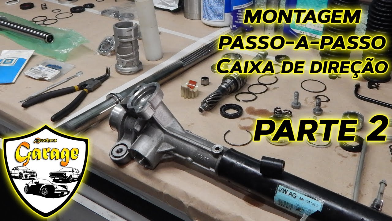 Montagem Passo a Passo Caixa de Direcao Hidraulica Gol G5 Polo - Parte 2