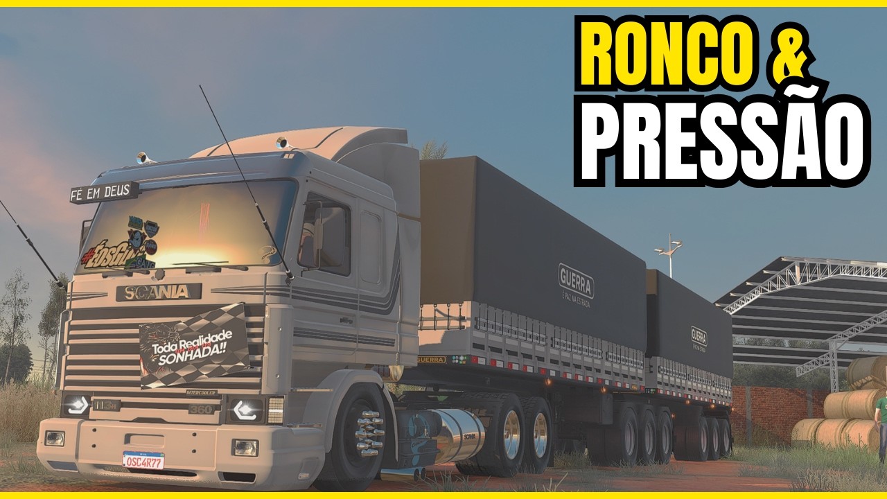 SCANIA 113 FRONTAL NA LIDA! Bitrem 19m Graneleiro no Mapa Minas Gerais! | ETS2 1.58