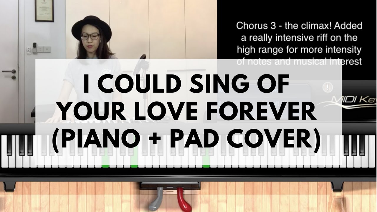 I COULD SING OF YOUR LOVE FOREVER | Piano + Pad Cover | Worship Keyboard Tutorial