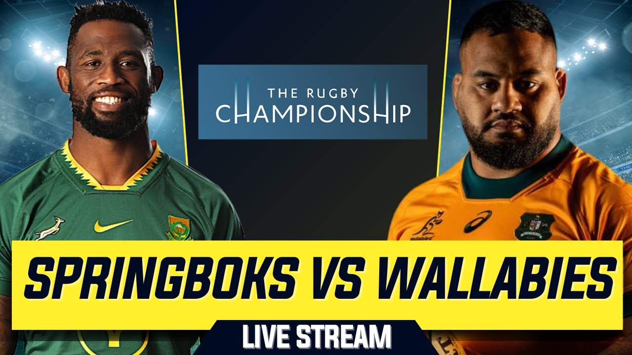 SPRINGBOKS vs WALLABIES 2025 LIVE | Australia vs South Africa Live Watchalong & Commentary