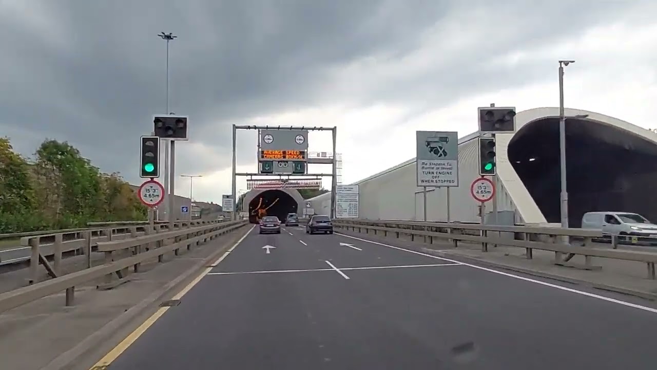 Ireland - M50 North - Port Tunnel - Ranelagh