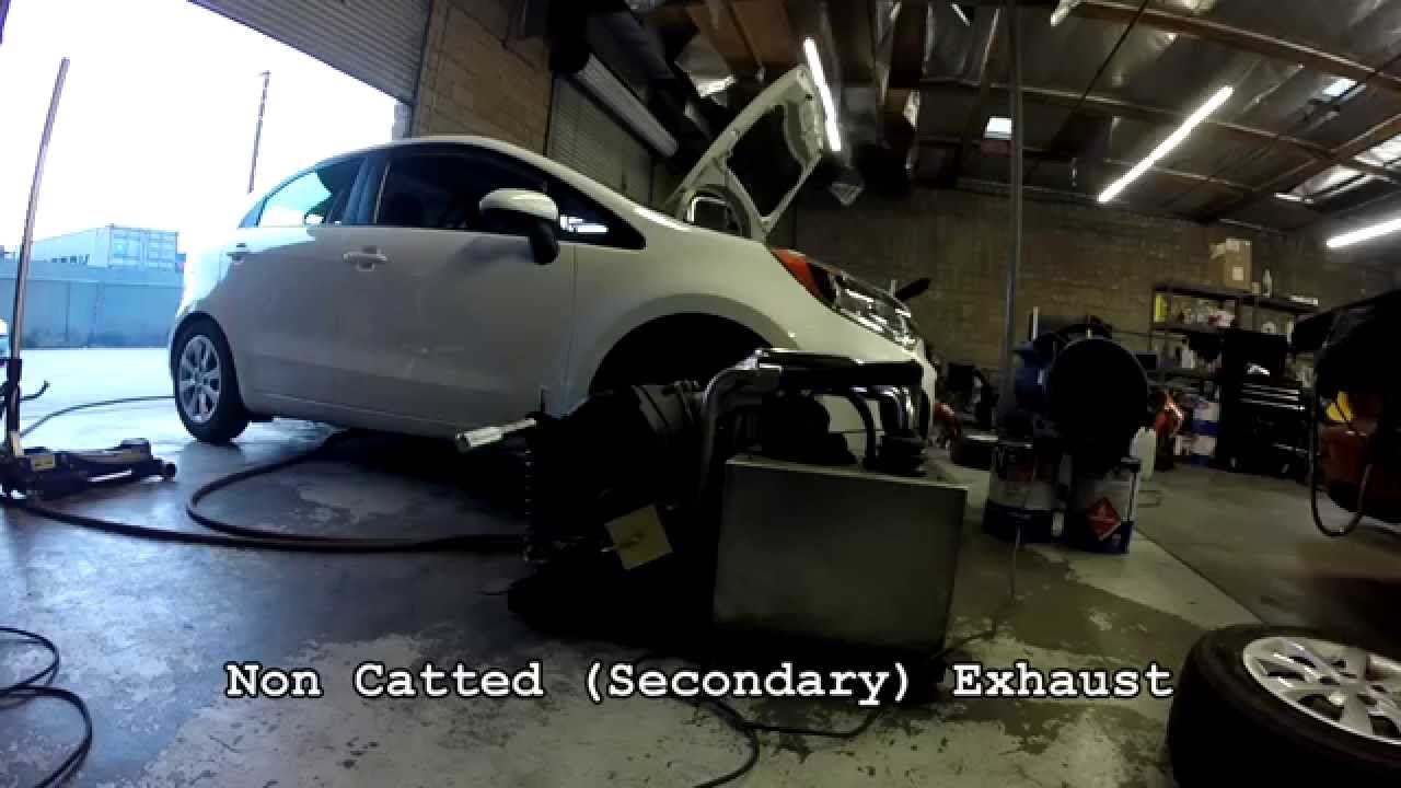 Kia Rio 2012-14 Exhaust Dyno Test