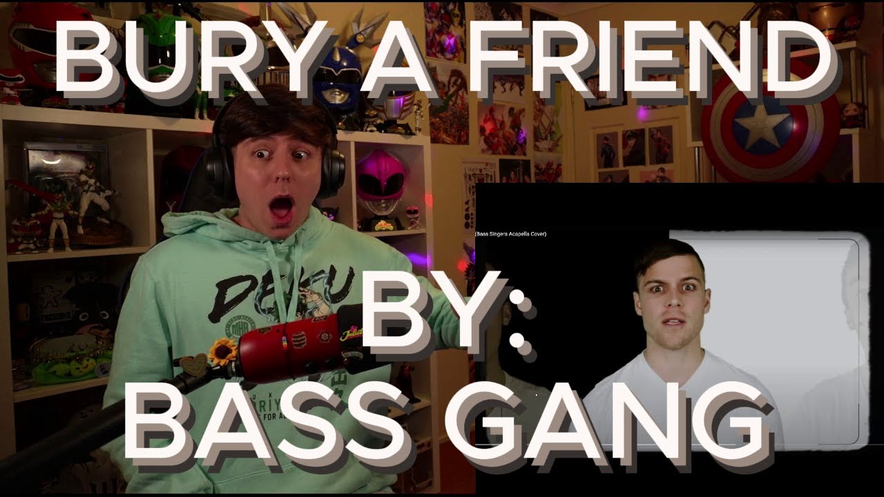 ЭТО БЫЛО СТРАШНО ХОРОШО!!!!!!!!!!!!!!! Слепая реакция на Bass Gang - Bury A Friend