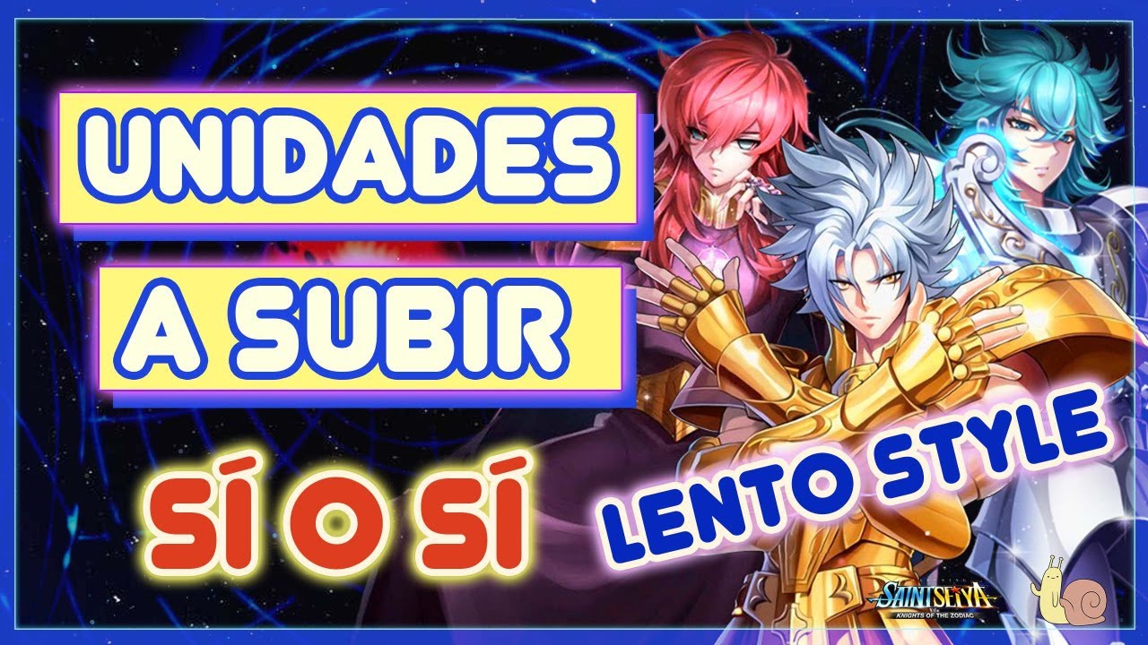 MEJORES Personajes LENTOS en el META Saint Seiya Awakening SEPTIEMBRE 2021
