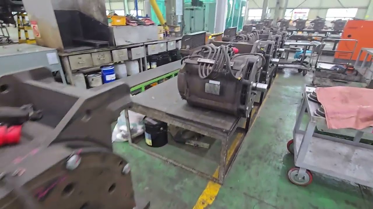 신분당선 신형차의 견인전동기.