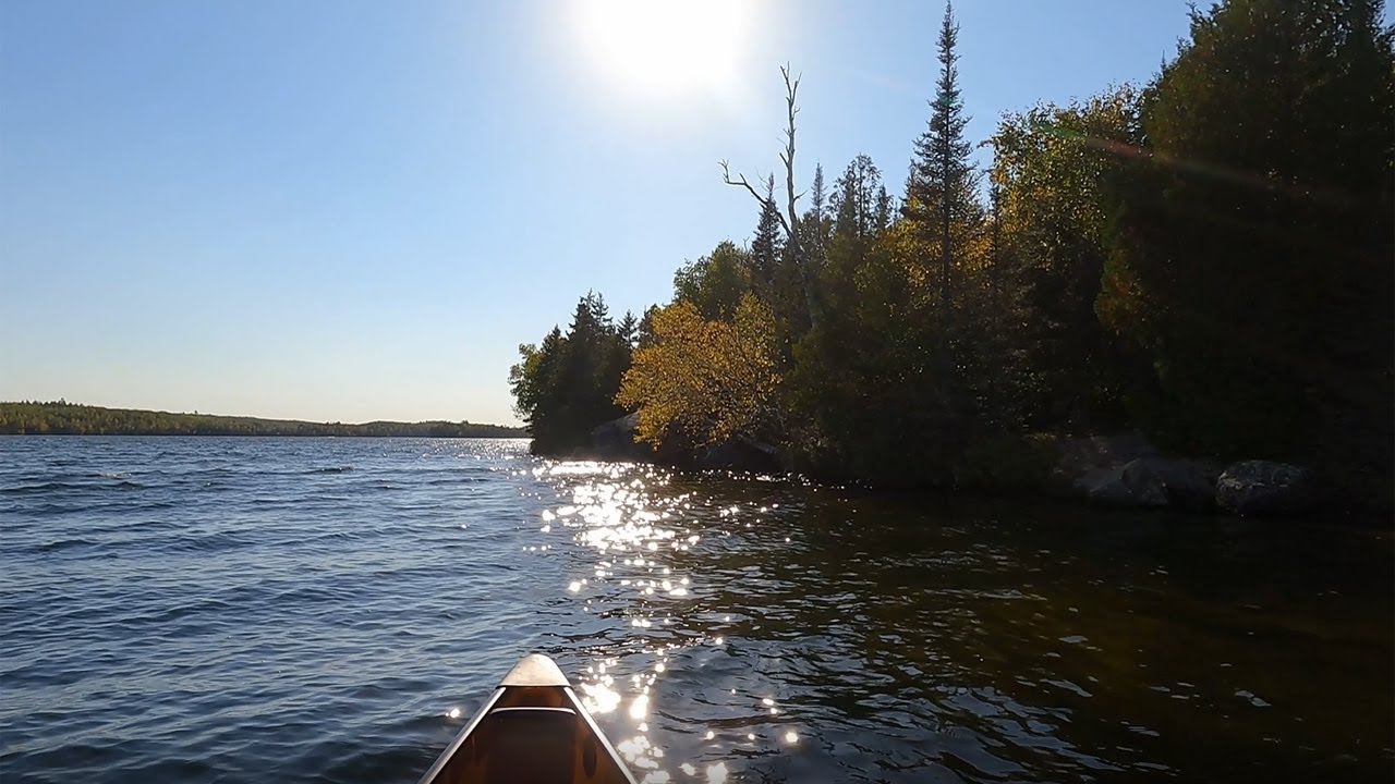 Paddling - Newfound Lake from Campsite 1320 to the Found Lake portage in the Boundary Waters (BWCA)