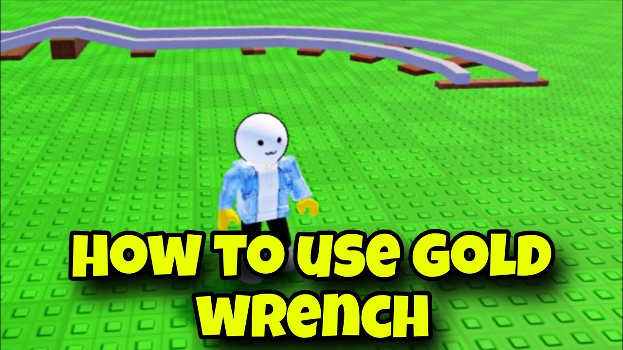 Как использовать золотой гаечный ключ в игре Build a Roller Coaster в Roblox | обновление