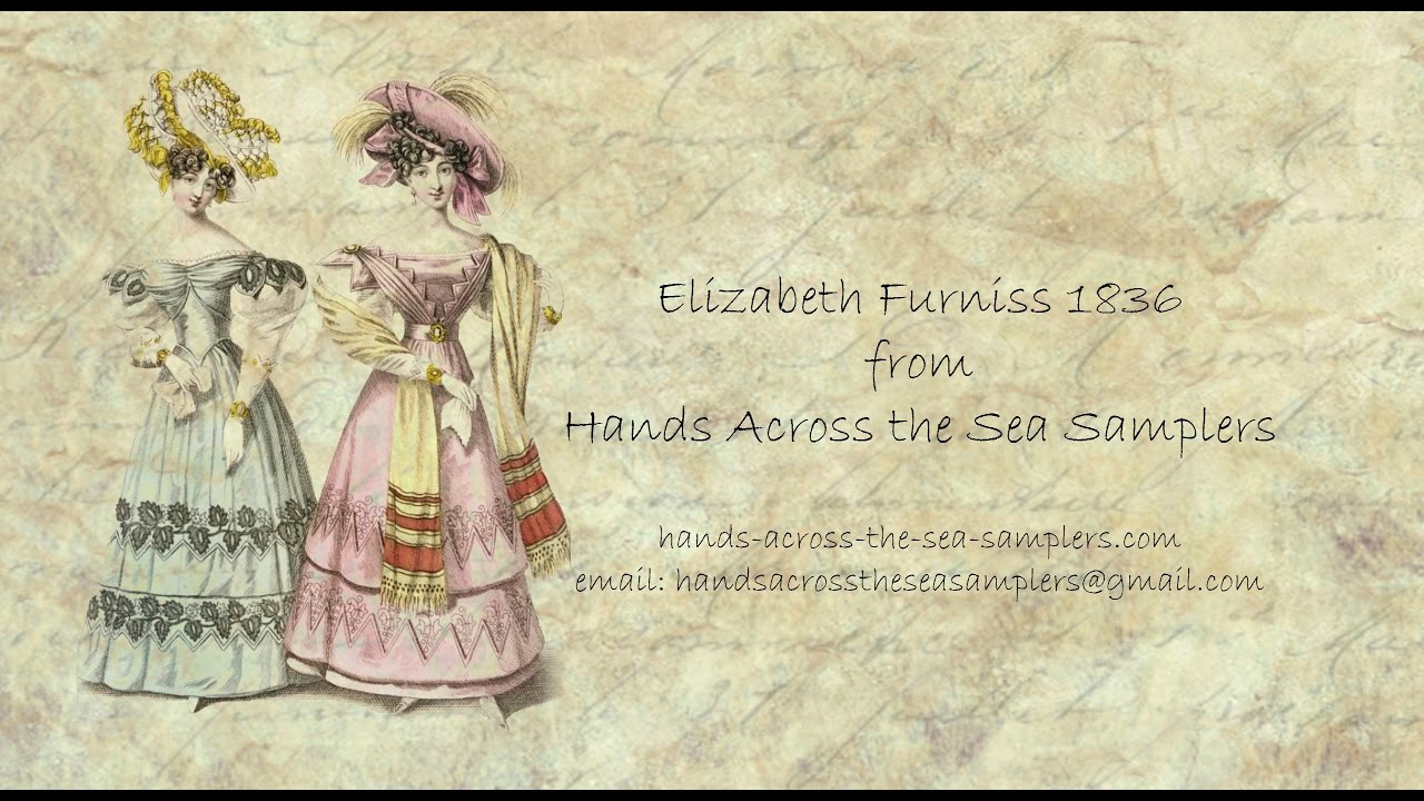 Flosstube #04 Discovering Elizabeth Furniss - Hands Across the Sea Samplers
