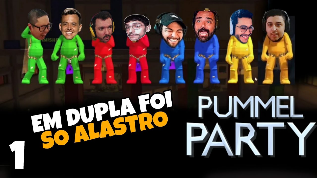 A TRIBO JOGANDO EM DUPLA VIROU CAOS 😂 | PUMMEL PARTY