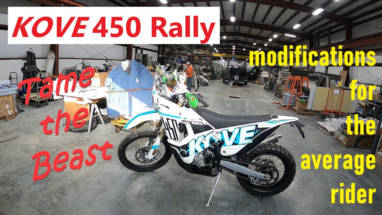 Kove 450 Rally - The Best Modifications for Regular Rider