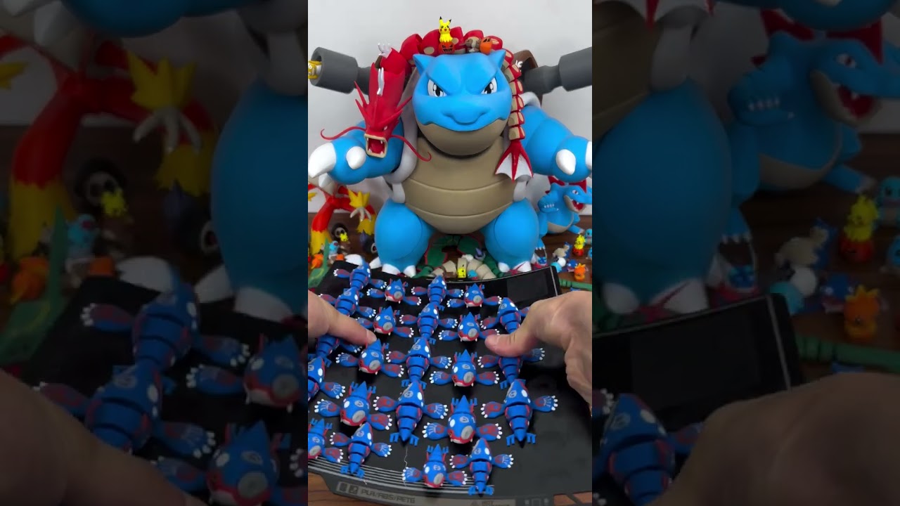 eSUN PLA+ 3Dprinted Pokemon kyogre bulbasaur  #esun#toys #3dprinting #3dprinted
