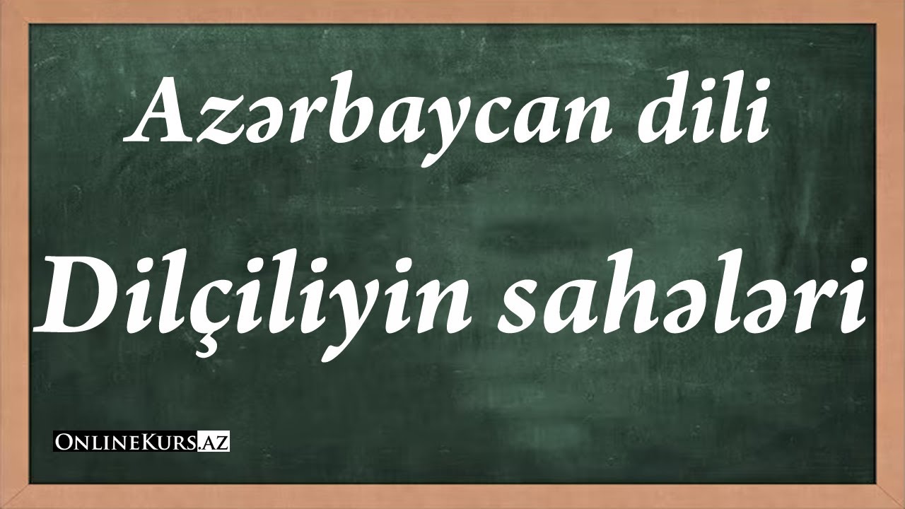 Dil&ccedil;ilik. Dil&ccedil;iliyin sahələri