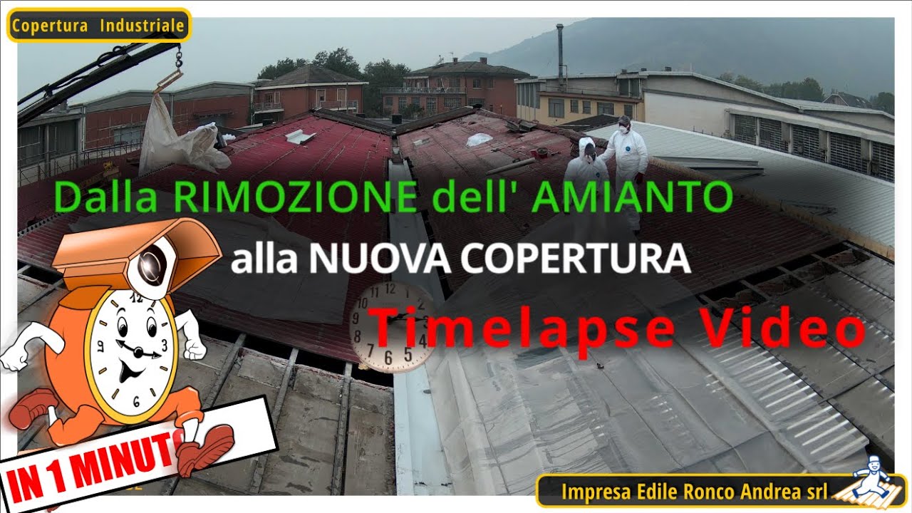 Rimozione amianto e totale rifacimento della copertura