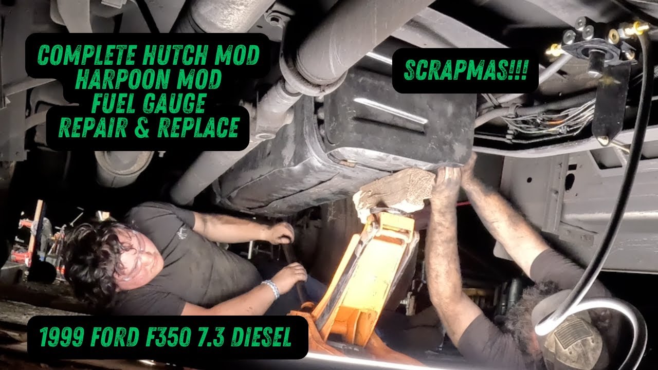 7.3 Diesel Complete Hutch & Harpoon Mod Replacement-The Movie (Scrapmas!!!! Day 19)