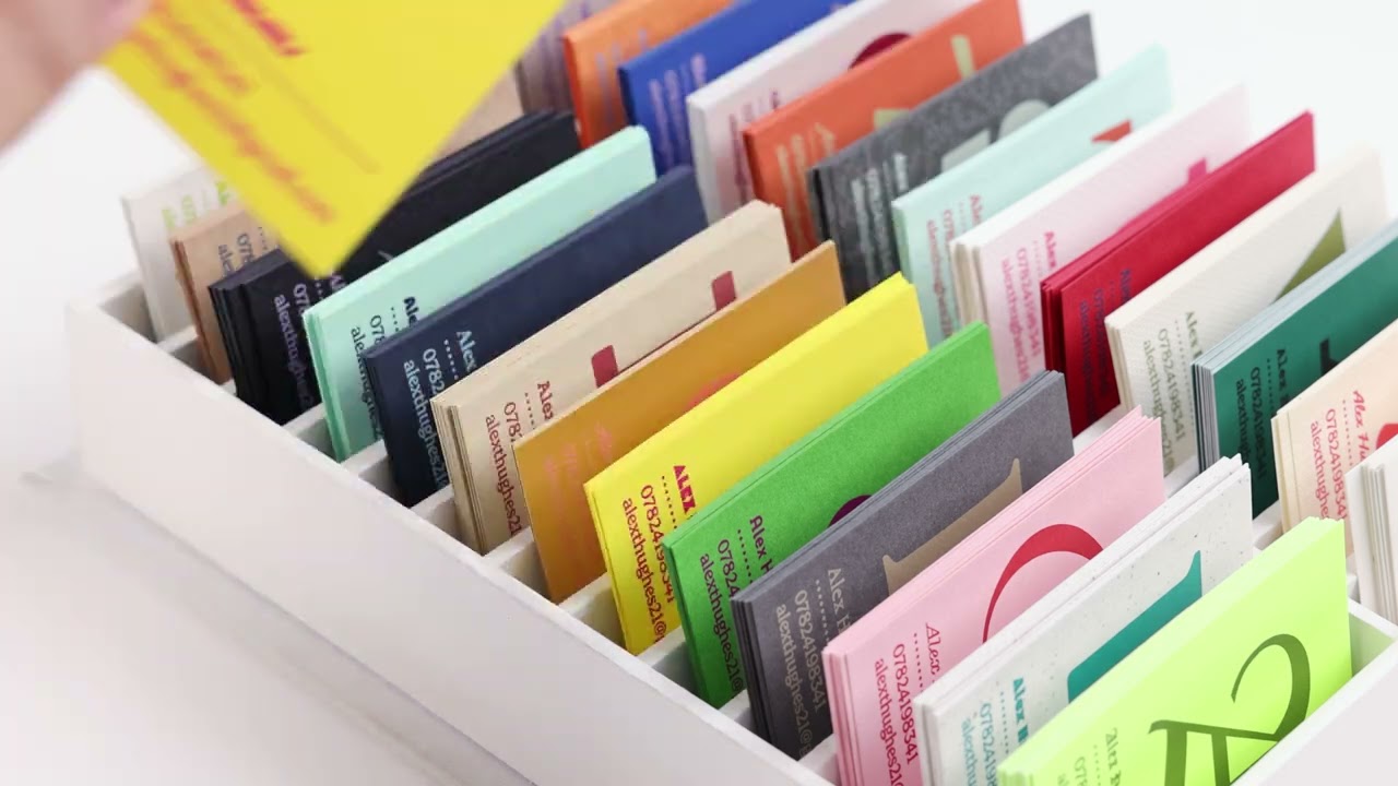Showreel A Z Business Cards