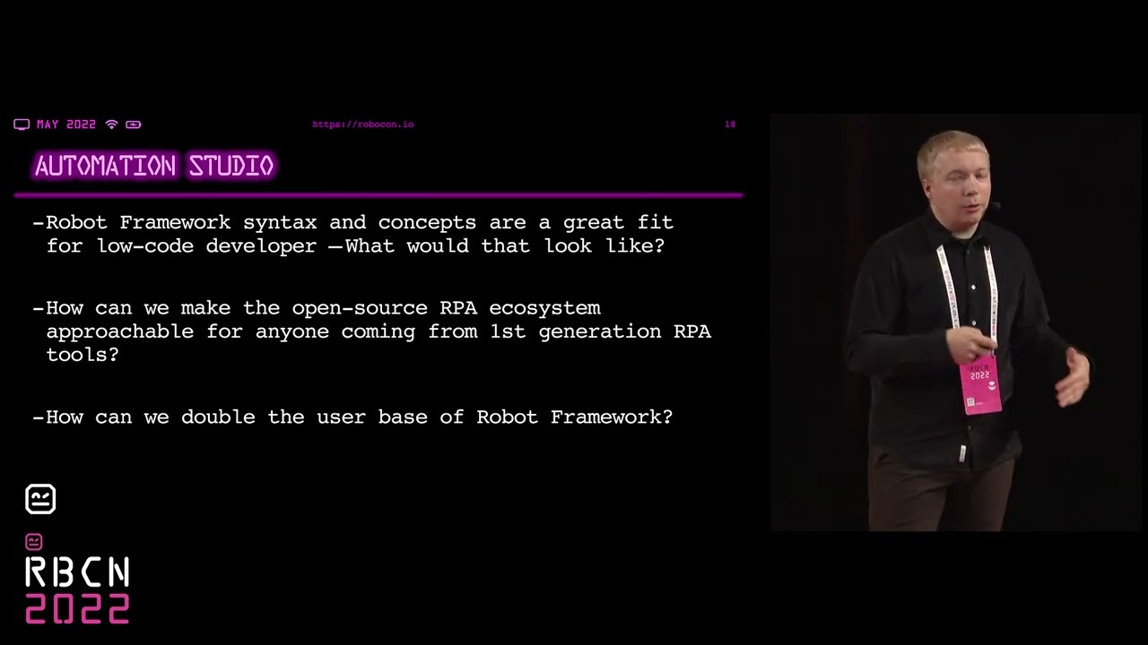 RoboCon 2022 - 1.02 Robocorp == RPA for Developers